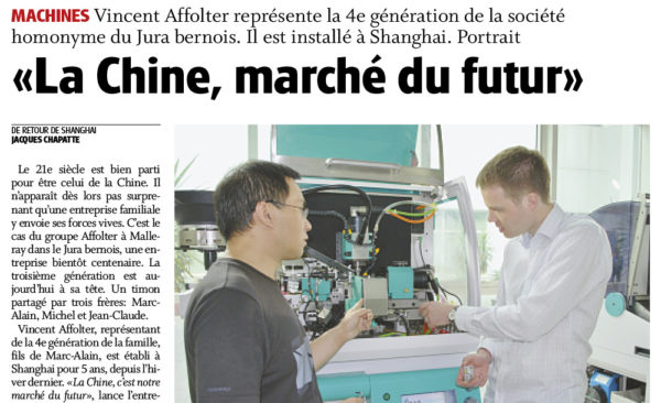 La Chine, marché du futur - Journal du Jura | 21.11.2012